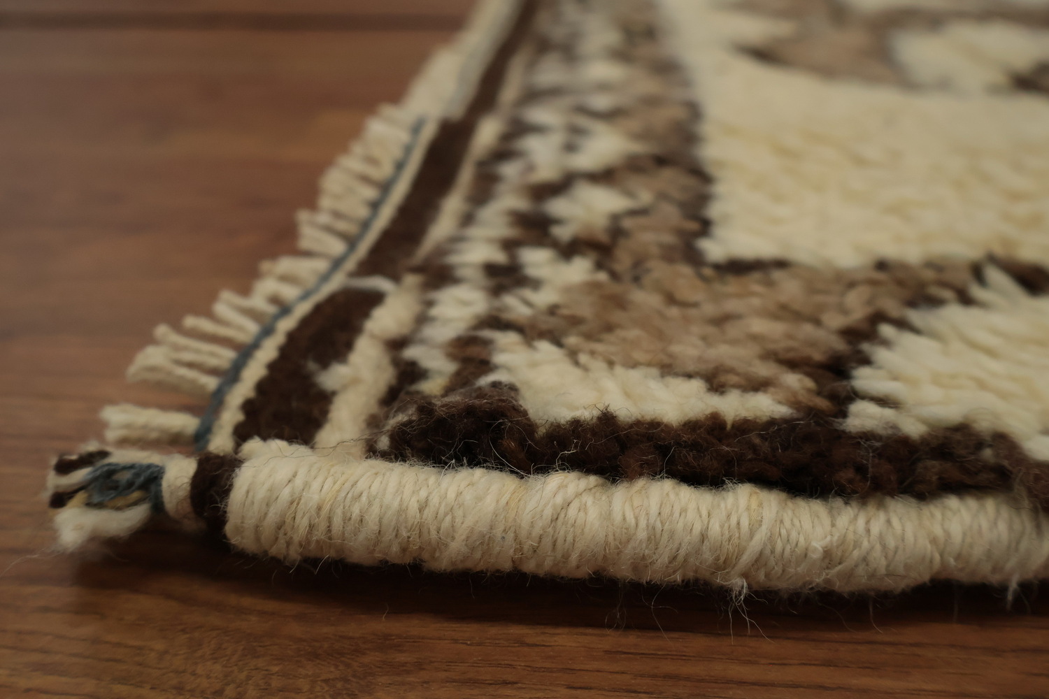 Elegant Natural Dye Kurdish Runner Rug 3x11 with Timeless Design