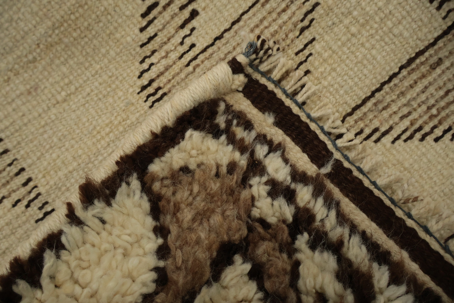 Elegant Natural Dye Kurdish Runner Rug 3x11 with Timeless Design