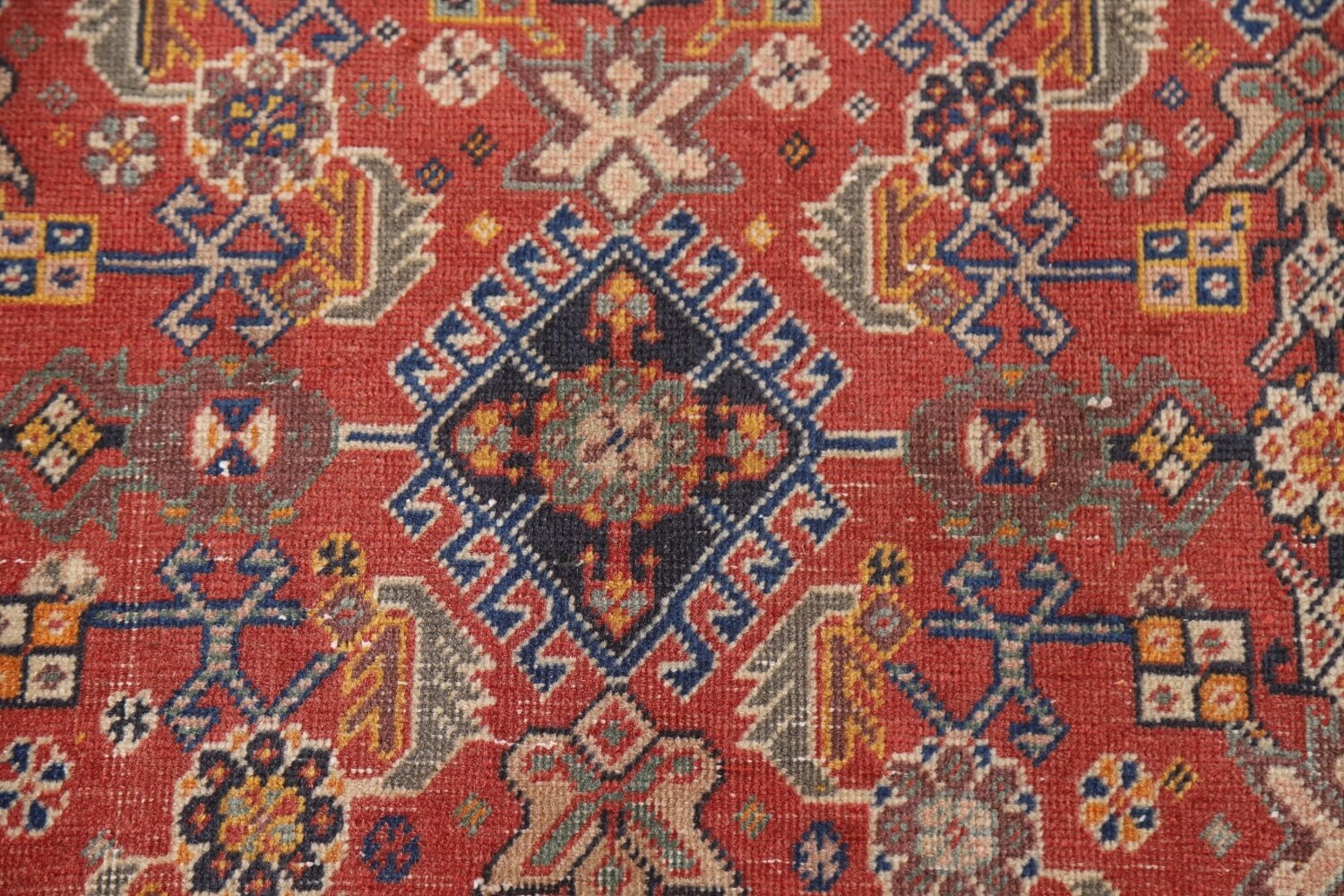 Antique Vegetable Dye Shiraz Kashkoli Persian Rug 3x5