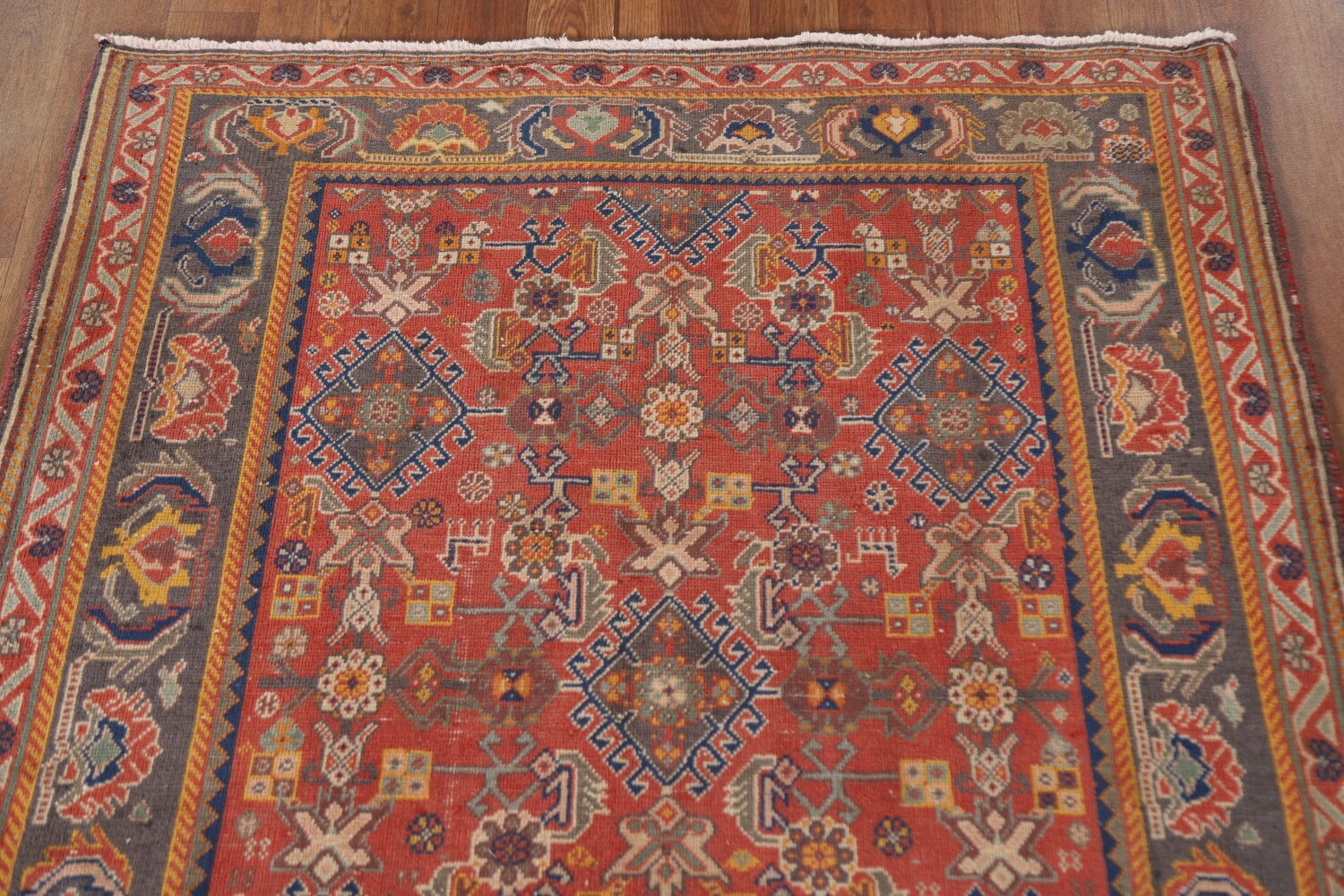 Antique Vegetable Dye Shiraz Kashkoli Persian Rug 3x5