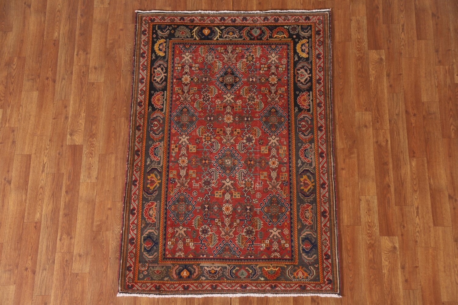 Antique Vegetable Dye Shiraz Kashkoli Persian Rug 3x5