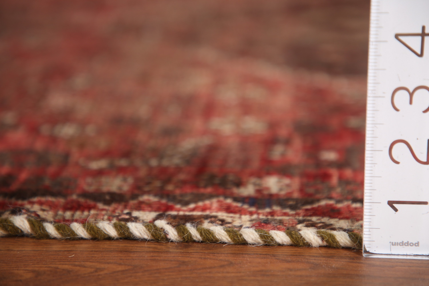 Pre-1900 Antique Qashqai Persian Rug 4x5