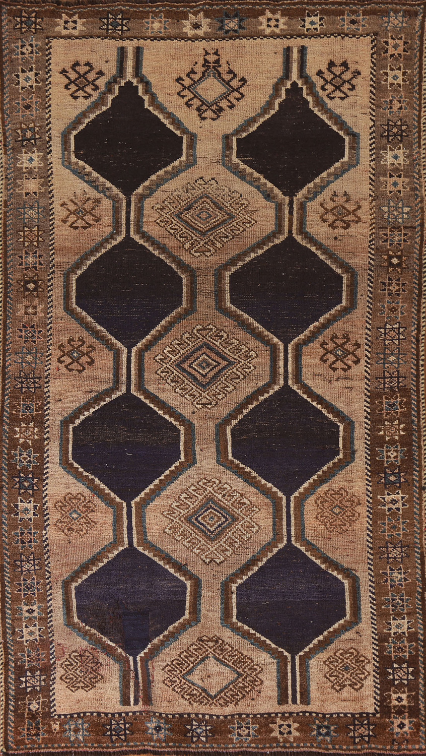 Antique Geometric Lori Persian Rug 4x7