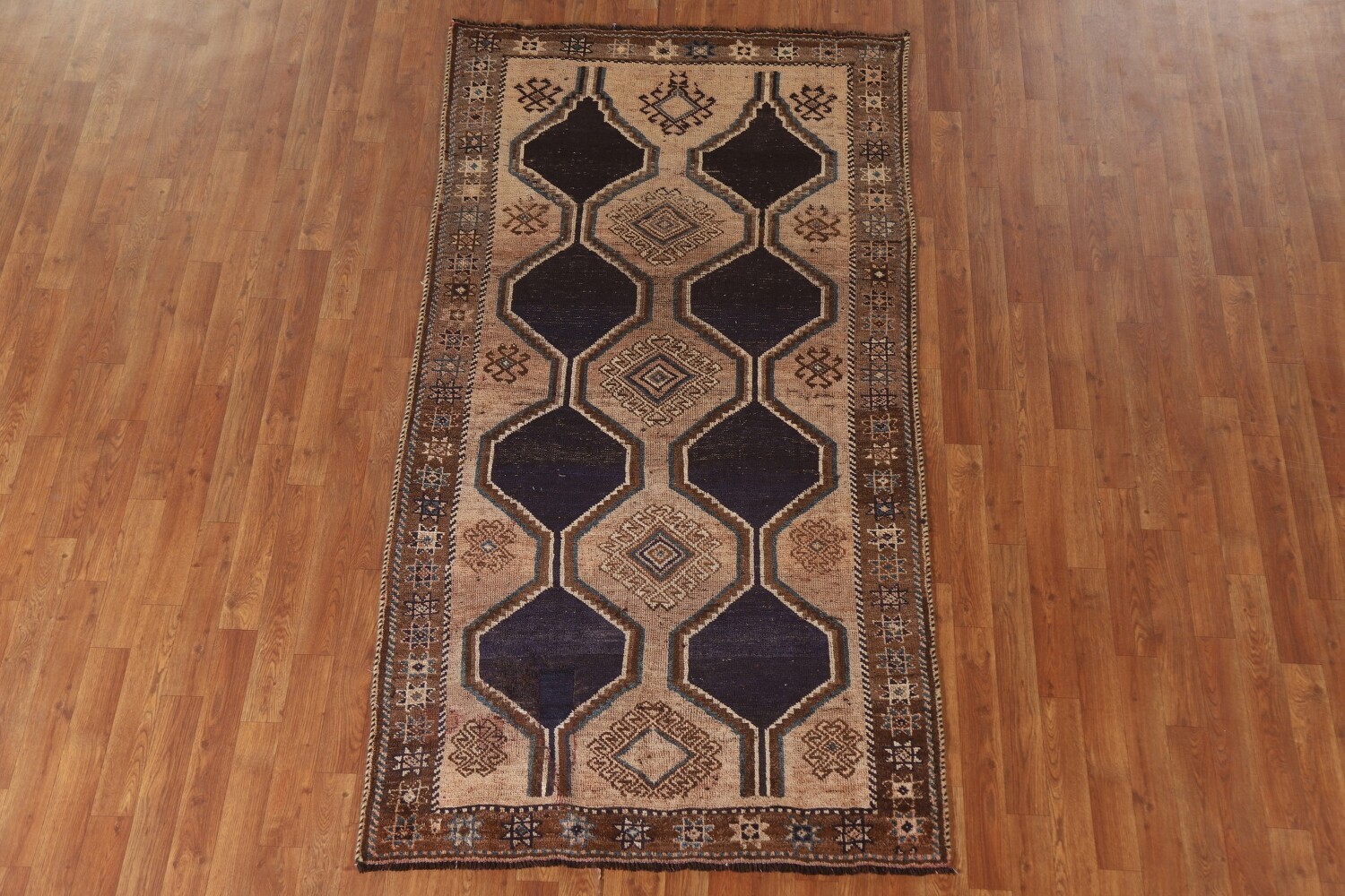 Antique Geometric Lori Persian Rug 4x7