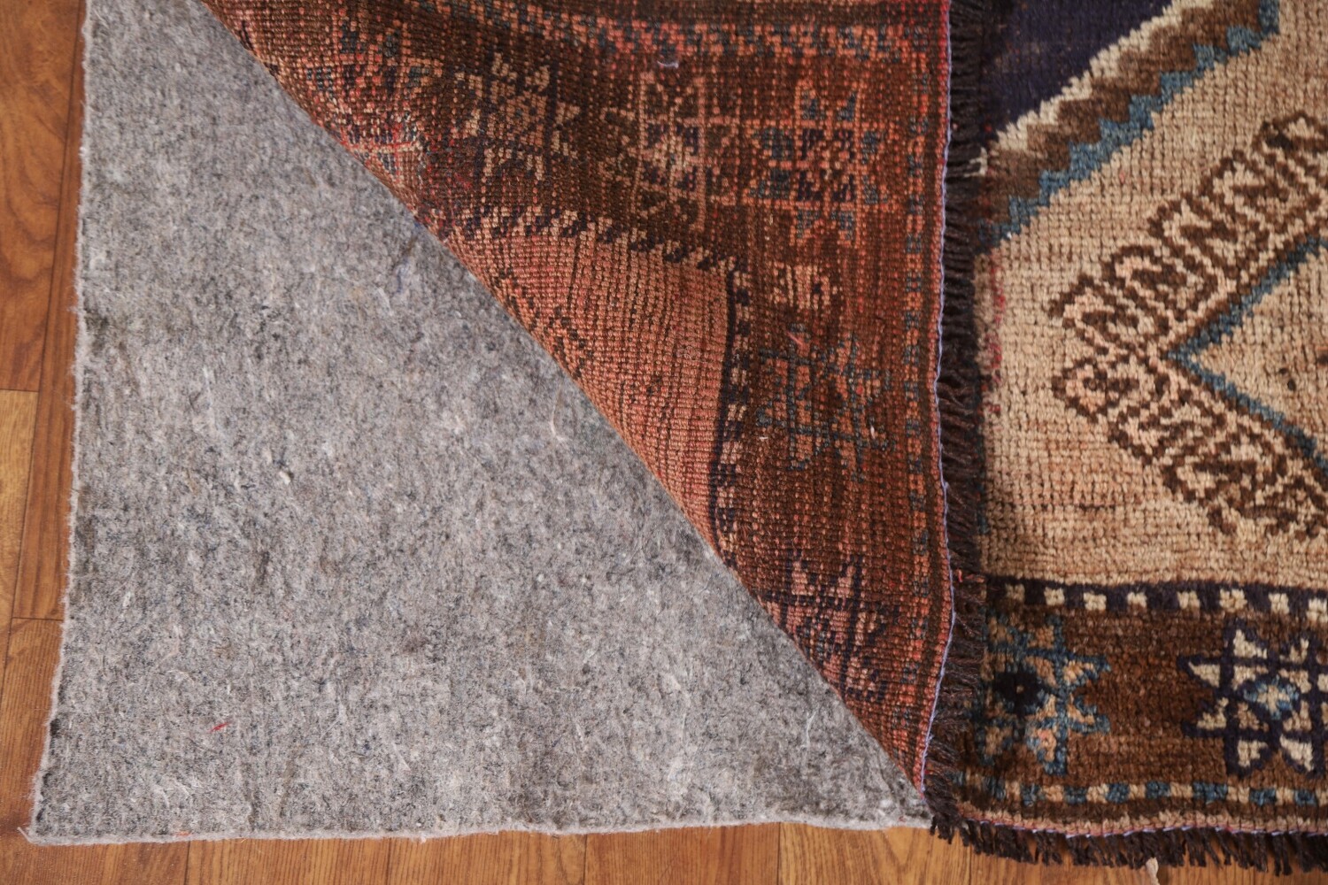 Antique Geometric Lori Persian Rug 4x7