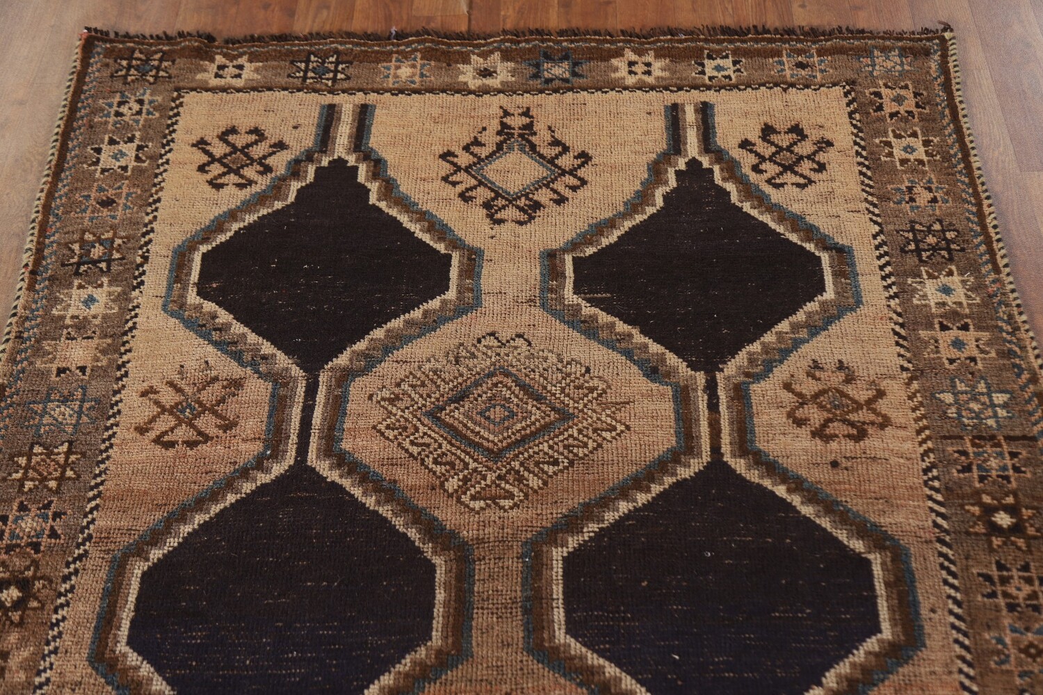 Antique Geometric Lori Persian Rug 4x7