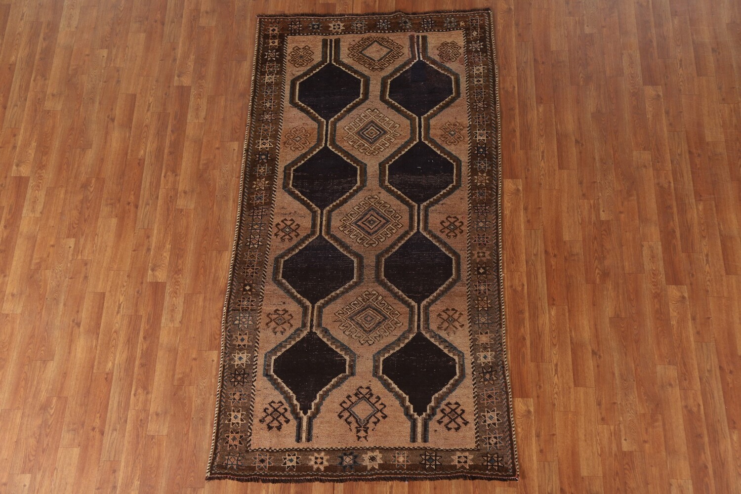 Antique Geometric Lori Persian Rug 4x7