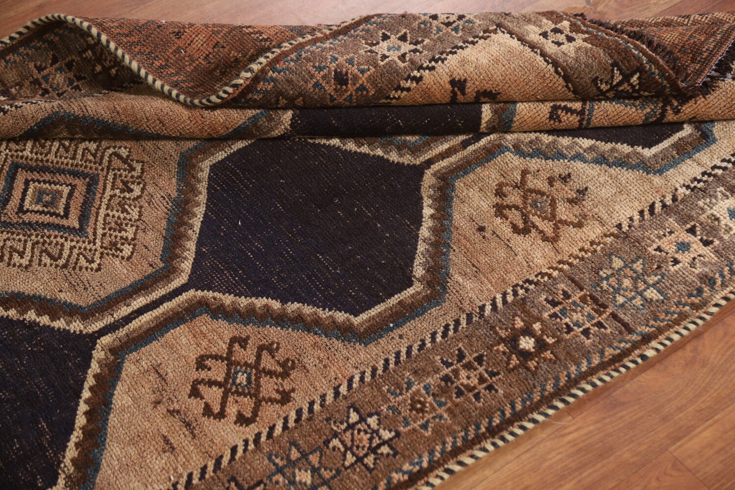 Antique Geometric Lori Persian Rug 4x7