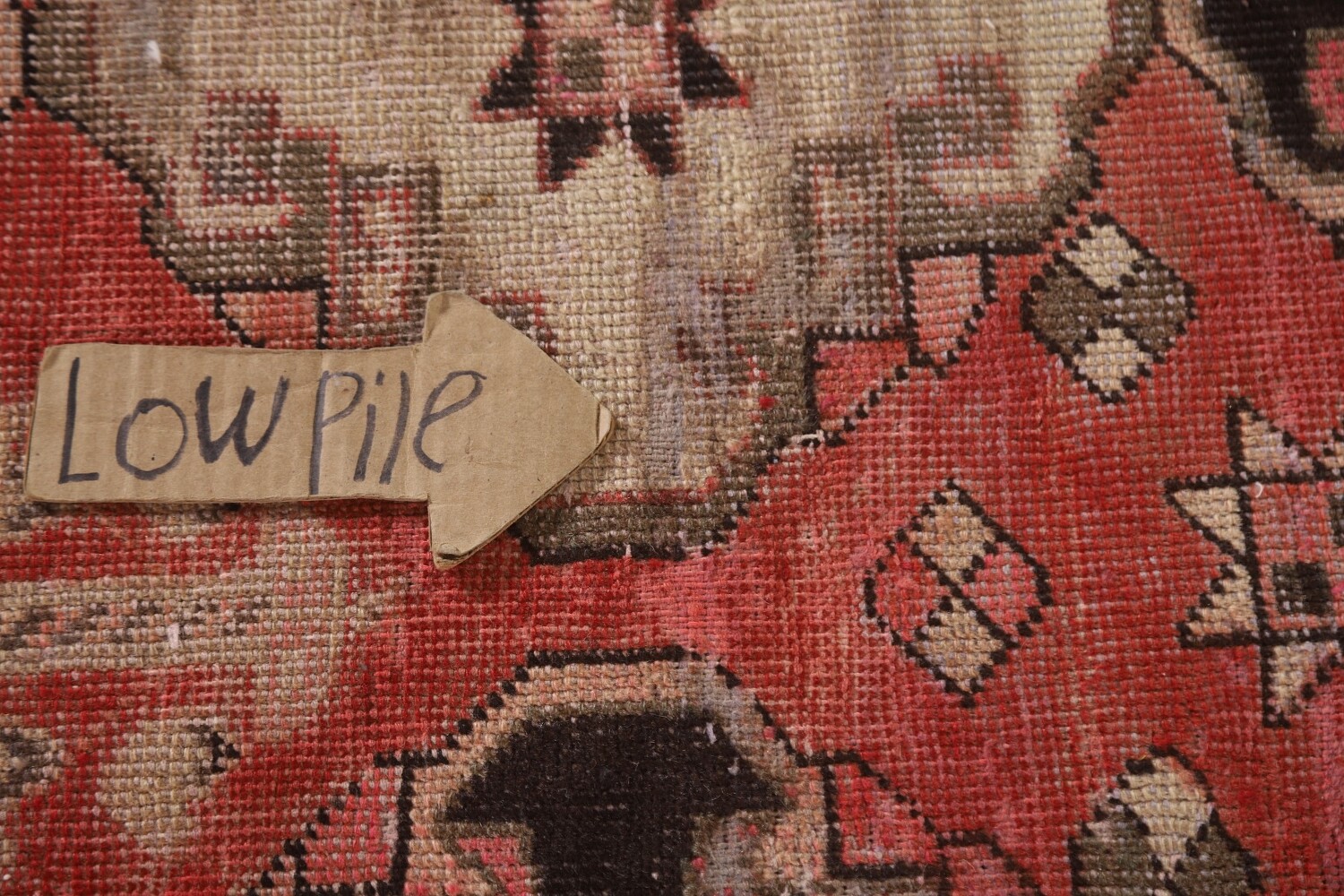 All-Over Geometric Bakhtiari Persian Area Rug 5x9