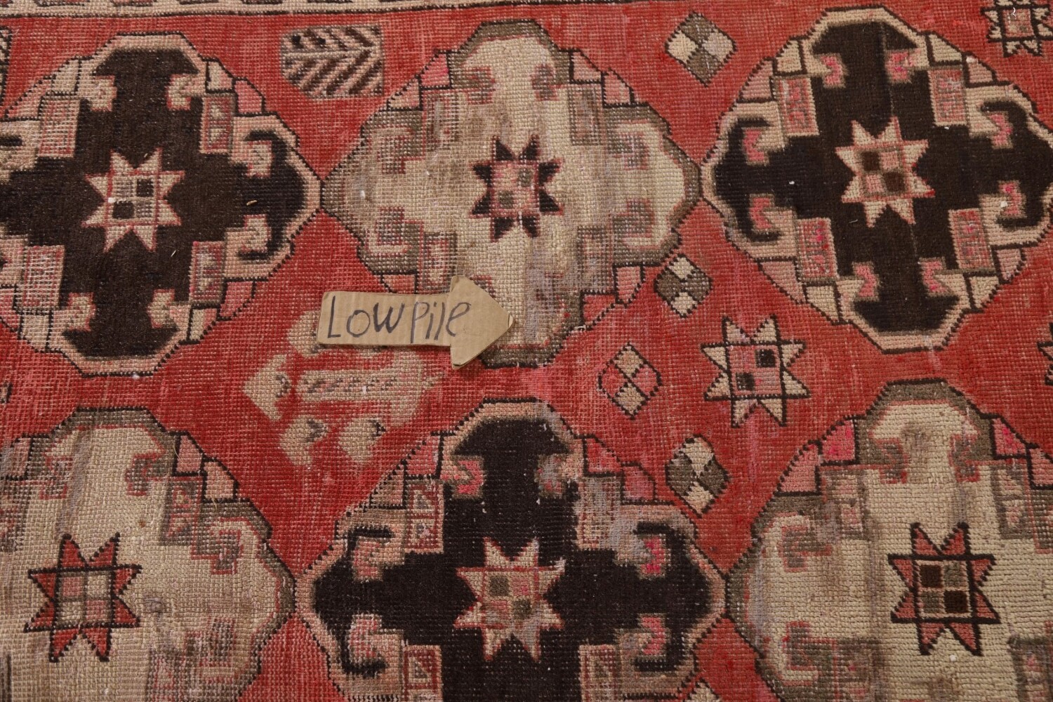 All-Over Geometric Bakhtiari Persian Area Rug 5x9