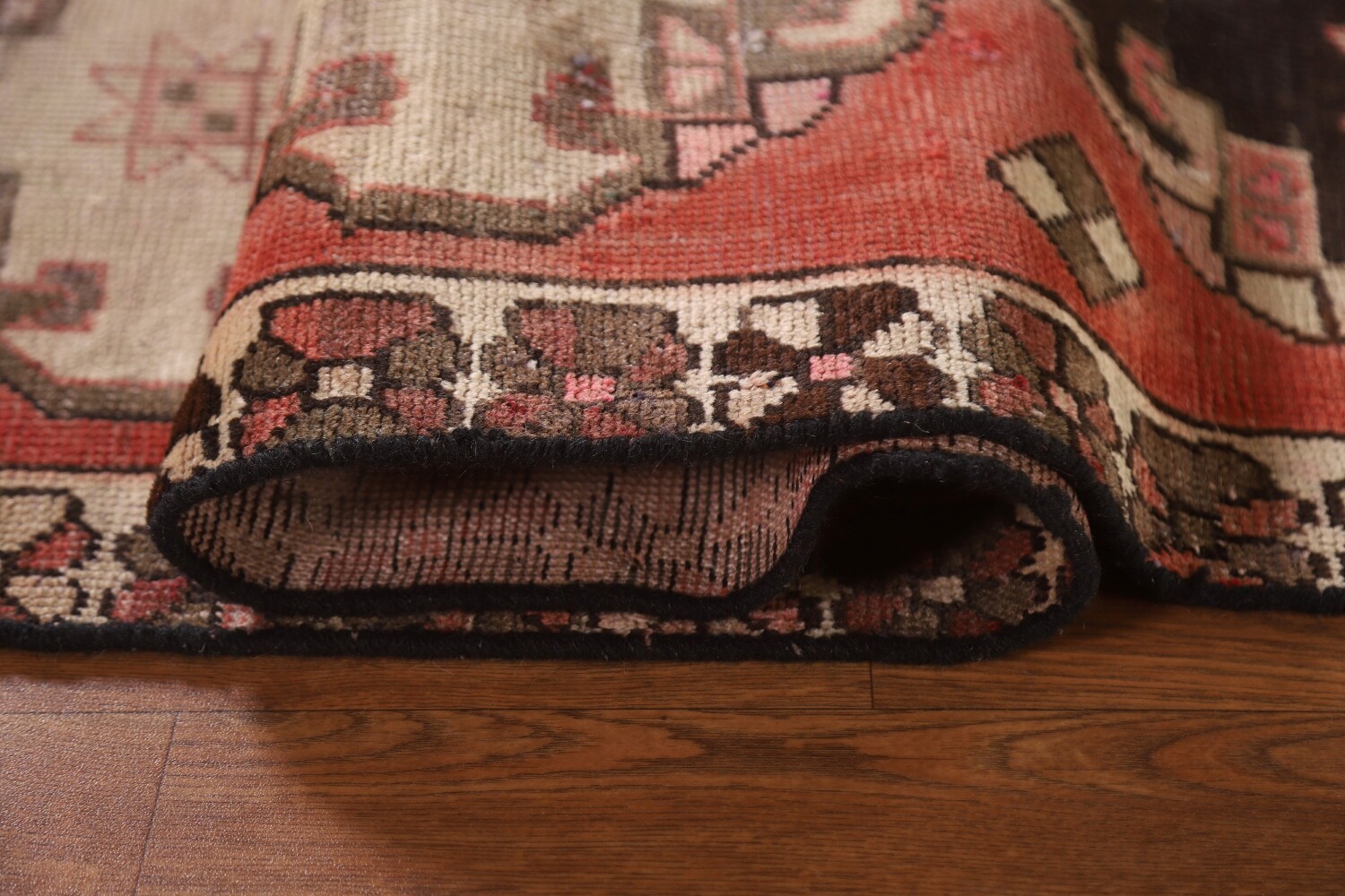 All-Over Geometric Bakhtiari Persian Area Rug 5x9