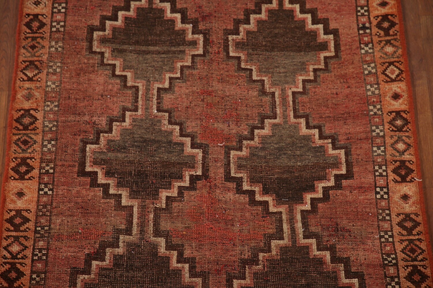 Antique Vegetable Dye Lori Persian Rug 4x7