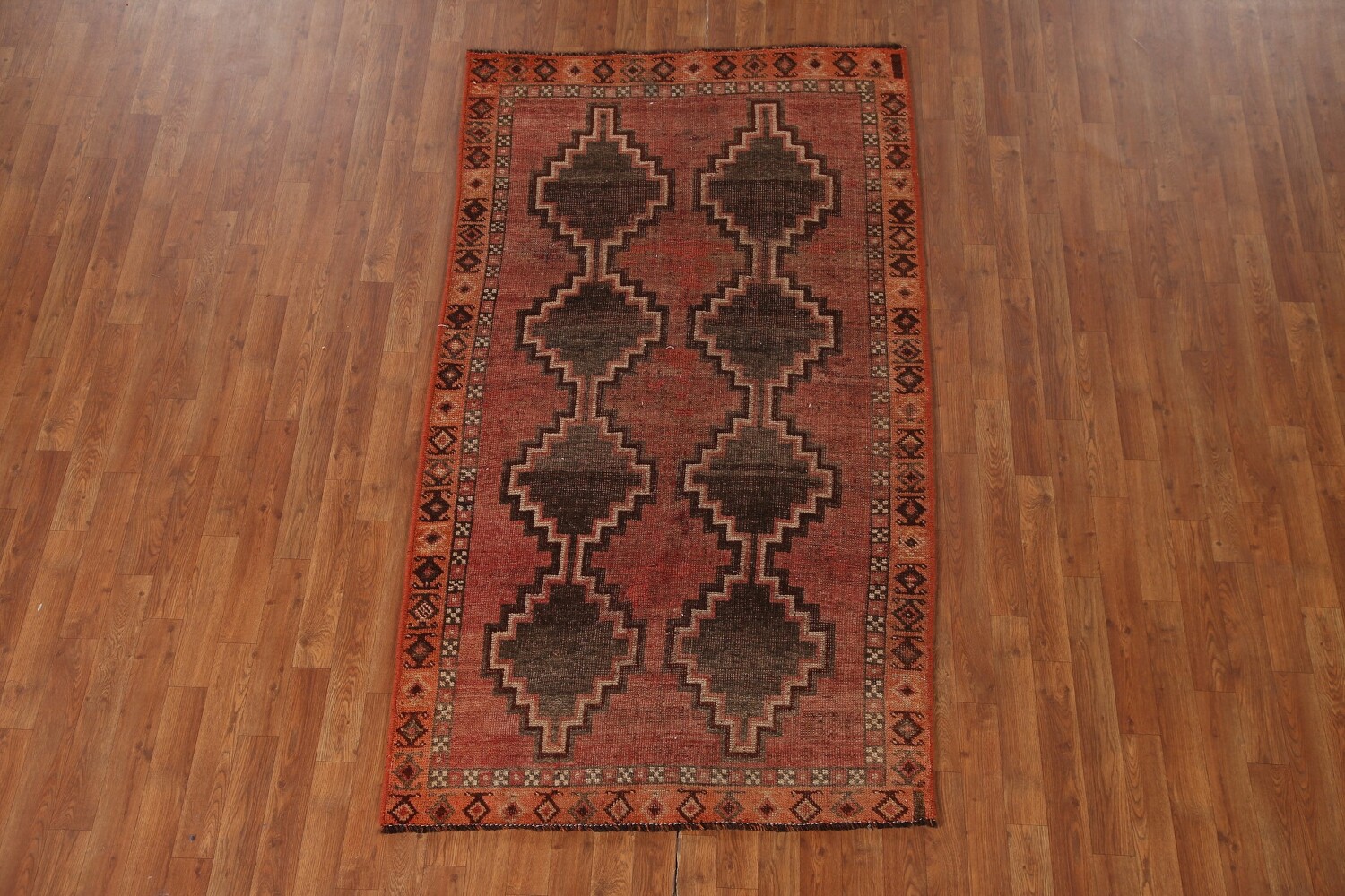 Antique Vegetable Dye Lori Persian Rug 4x7
