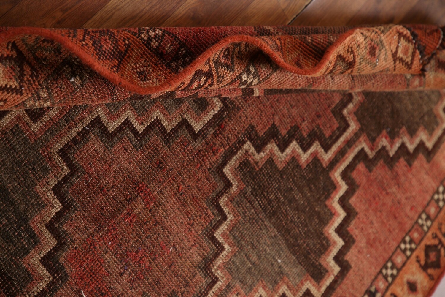 Antique Vegetable Dye Lori Persian Rug 4x7