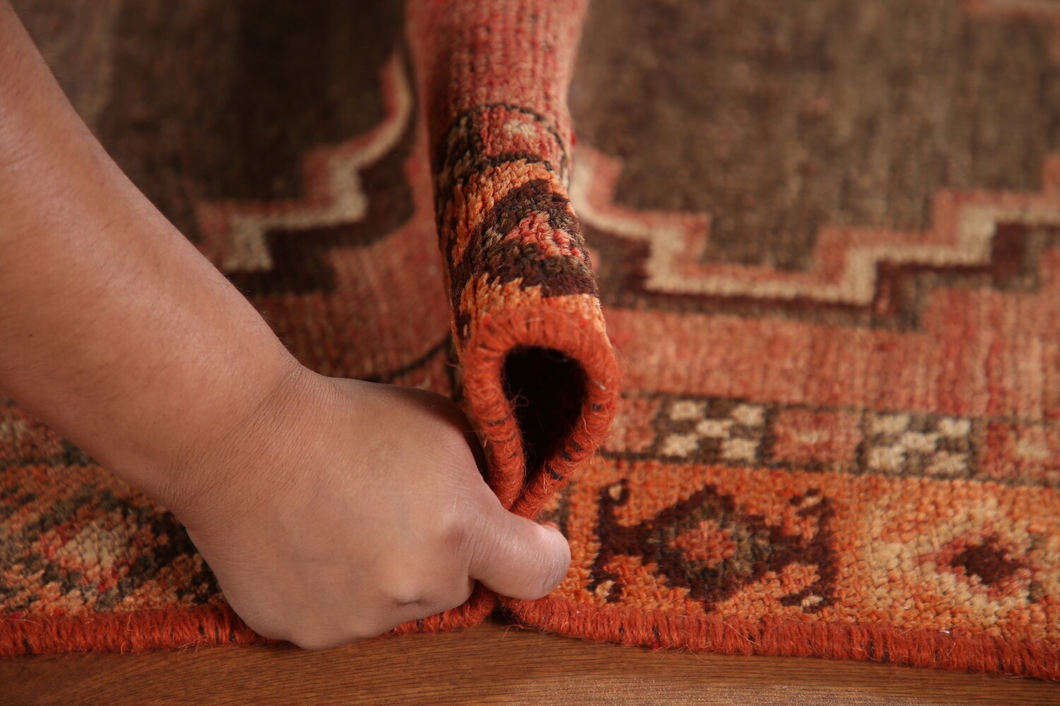 Antique Vegetable Dye Lori Persian Rug 4x7