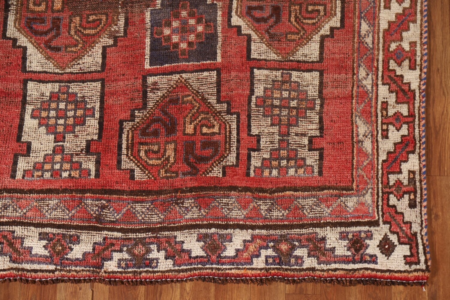 Antique Wool Lori Persian Rug 4x7