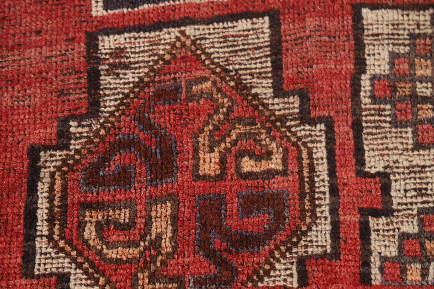 Antique Wool Lori Persian Rug 4x7