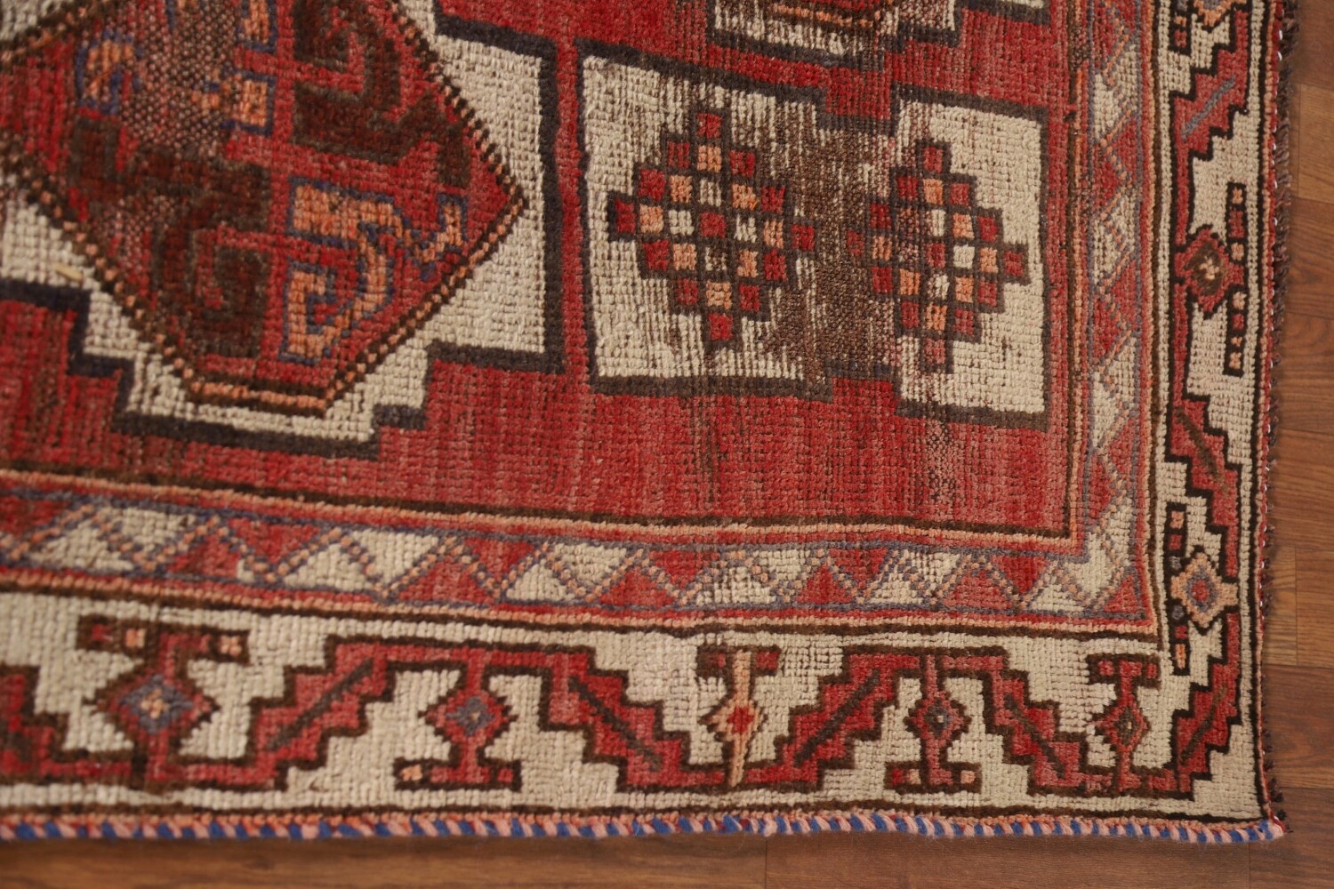 Antique Wool Lori Persian Rug 4x7