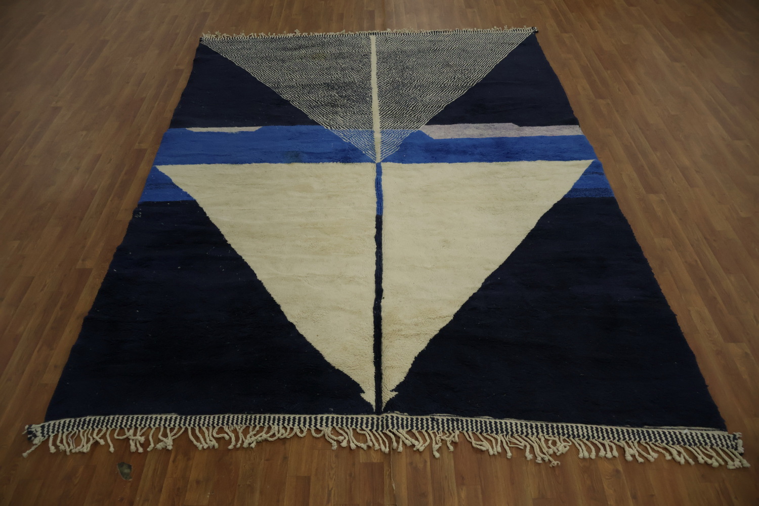 Modern Artistic Bold Geometric Moroccan Persian Area Rug 8x11