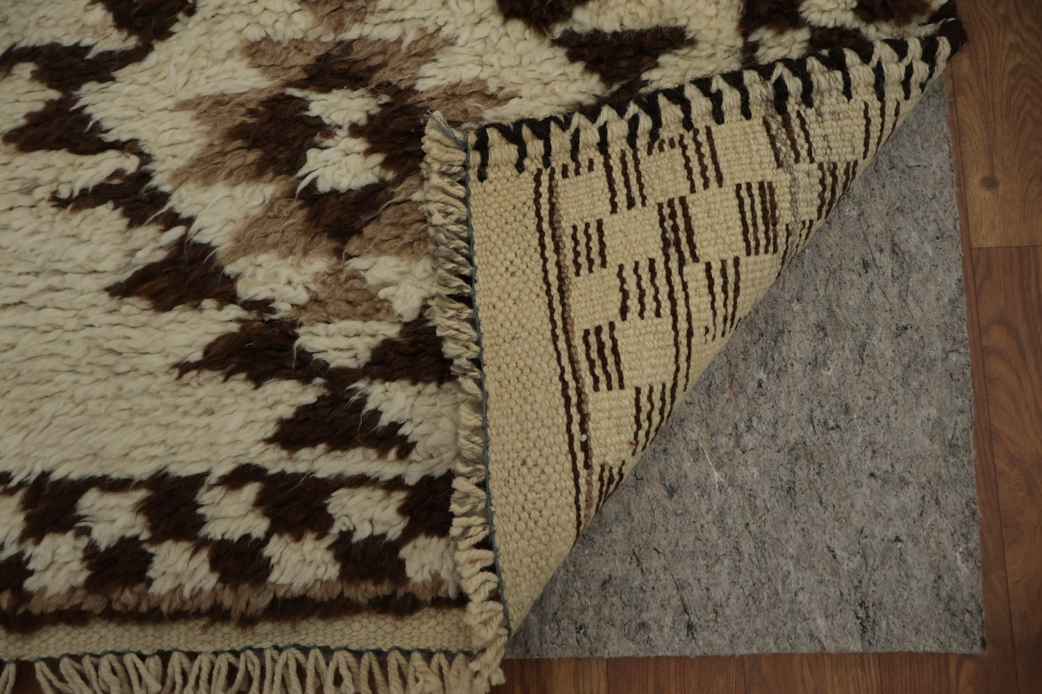 Luxury Geometric Natural Dye Anatolian Runner Rug 3x11