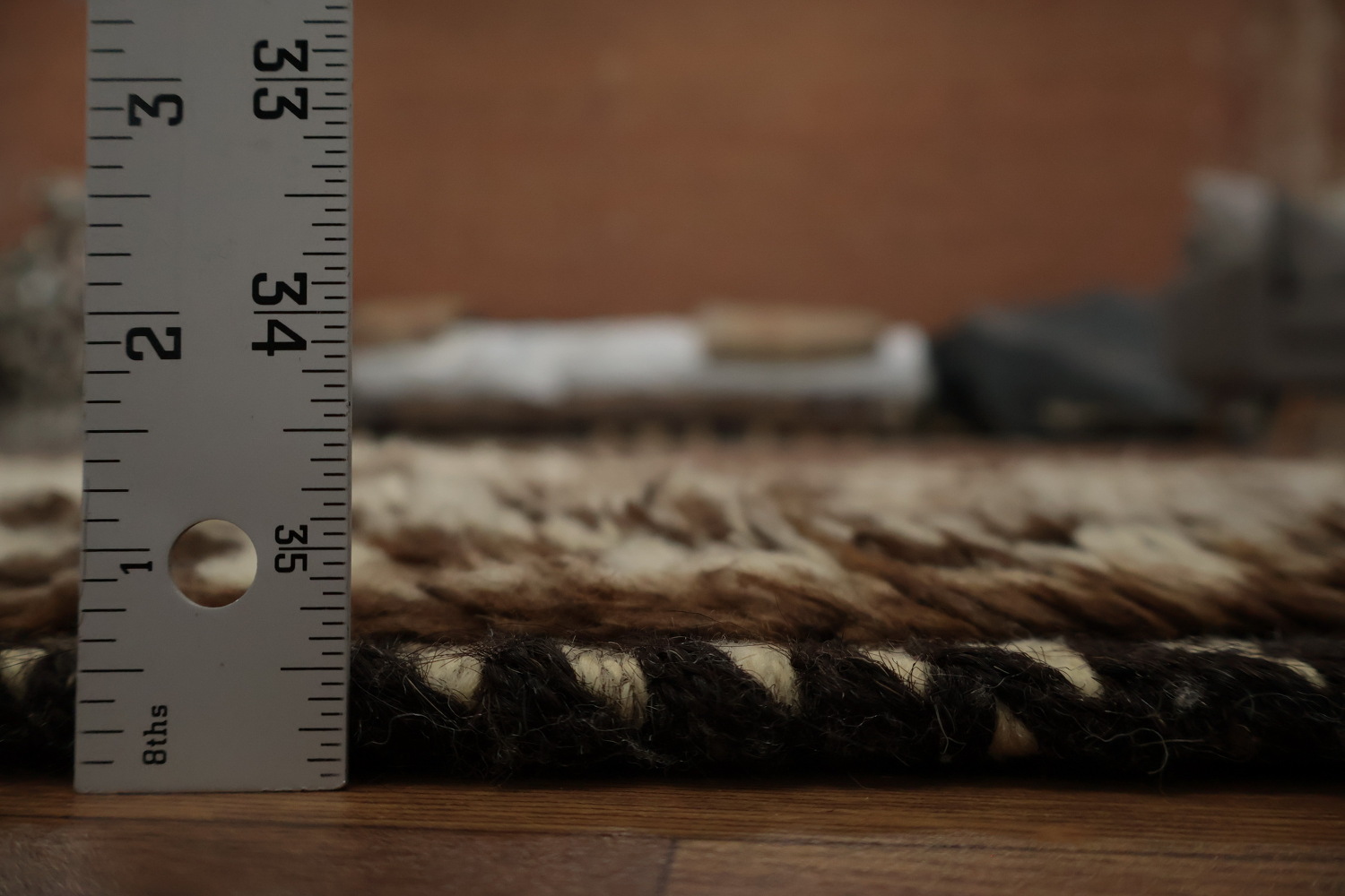 Luxury Geometric Natural Dye Anatolian Runner Rug 3x11