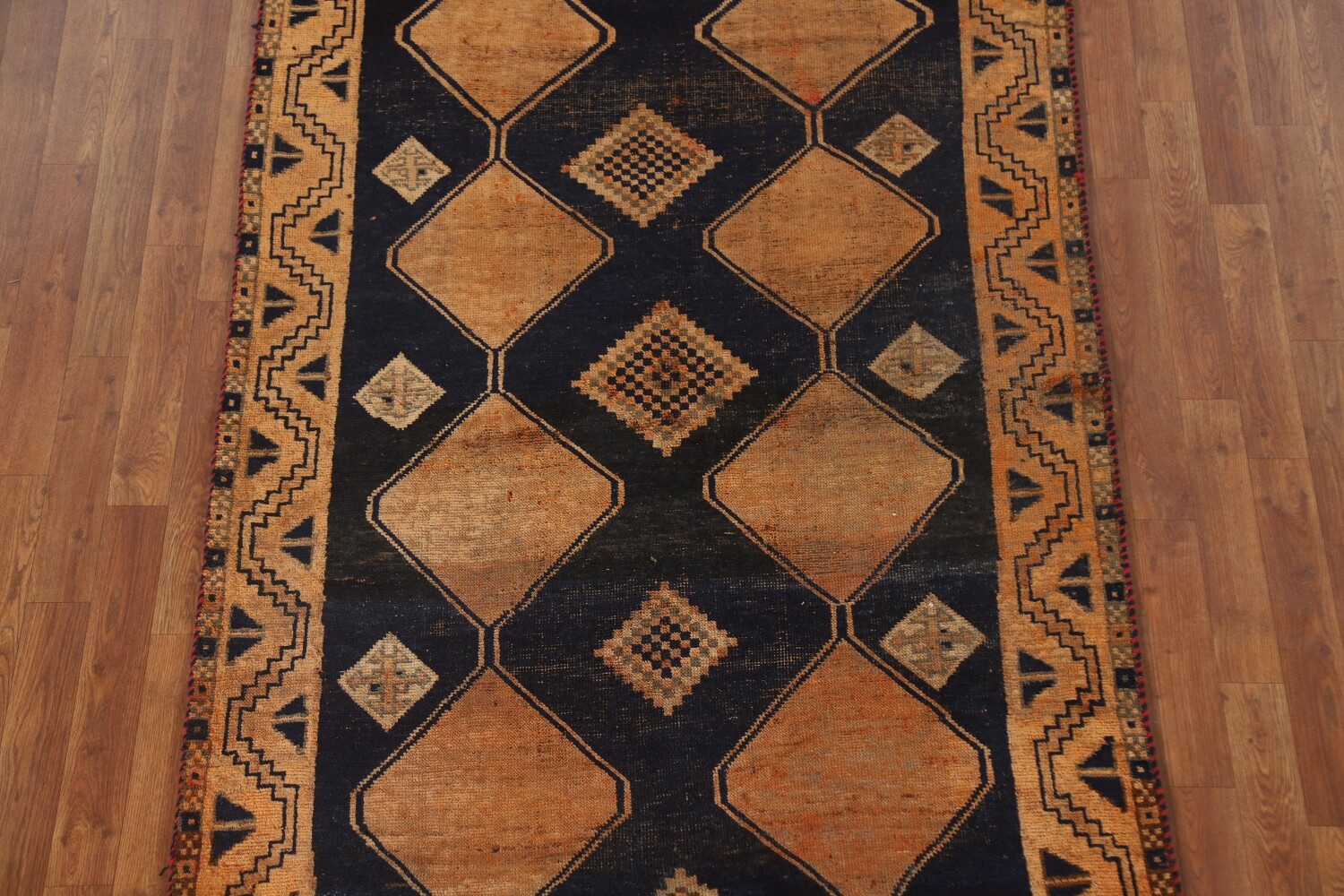 Antique Geometric Lori Persian Rug 4x7