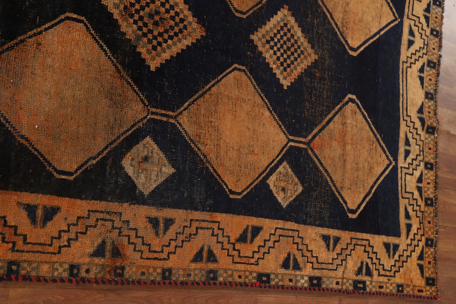 Antique Geometric Lori Persian Rug 4x7
