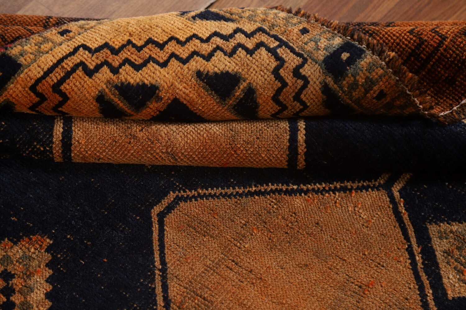 Antique Geometric Lori Persian Rug 4x7