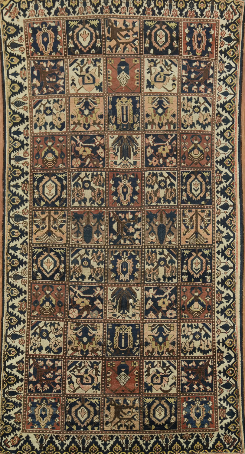 Garden Design Bakhtiari Persian Area Rug 5x10