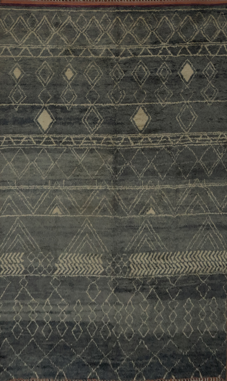 Chic Geometric Moroccan Large Rug 10x15 for Modern and Stylish Decor
