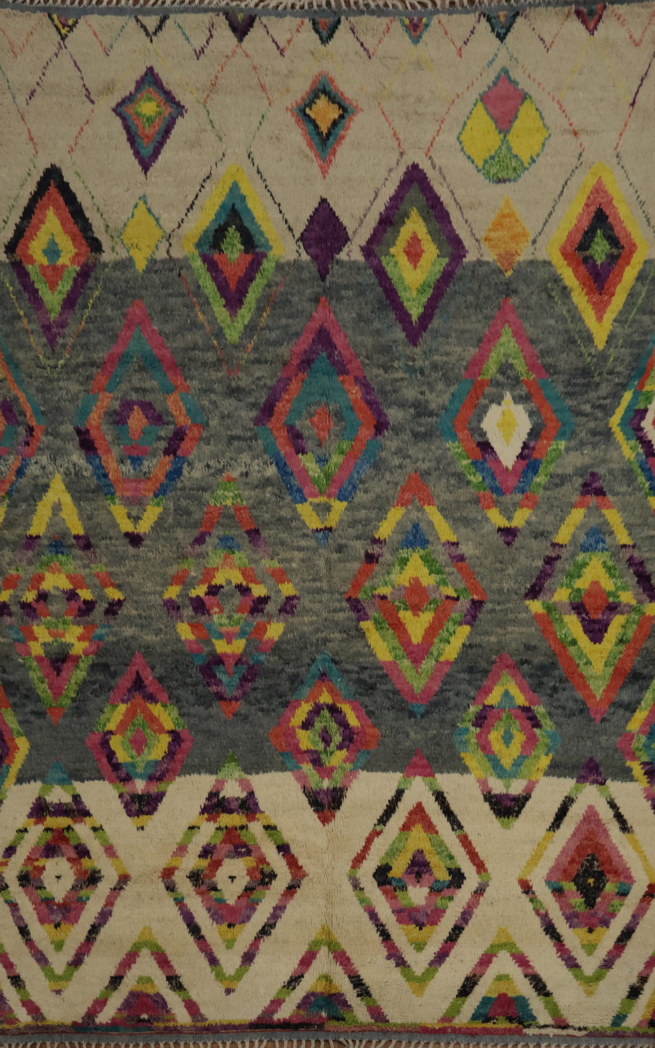 Radiant Multicolor Moroccan Area Rug 8x11 A Boho Chic Statement