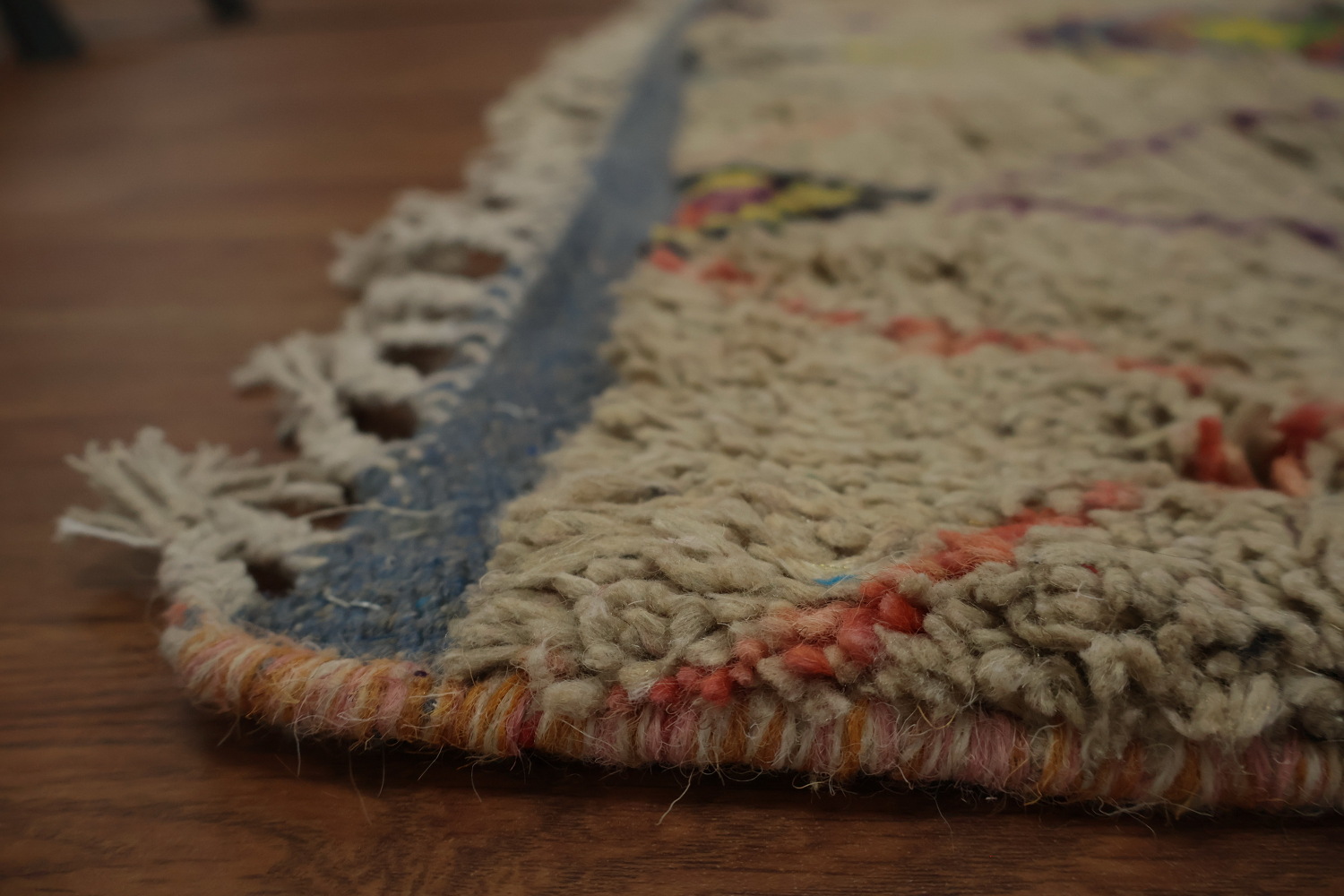 Radiant Multicolor Moroccan Area Rug 8x11 A Boho Chic Statement