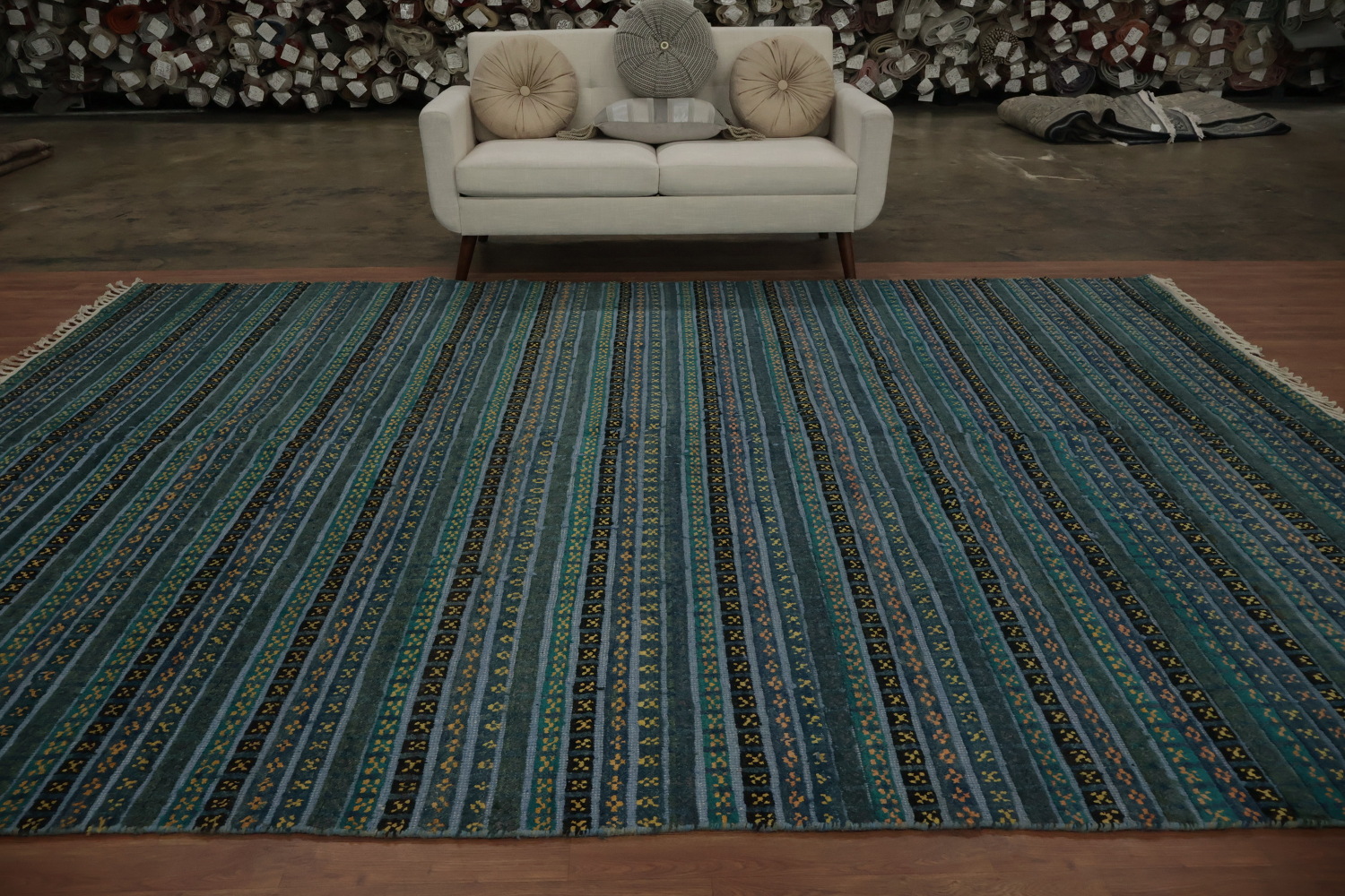 Classic Moroccan Large Area Rug 9x12 with Timeless Appeal