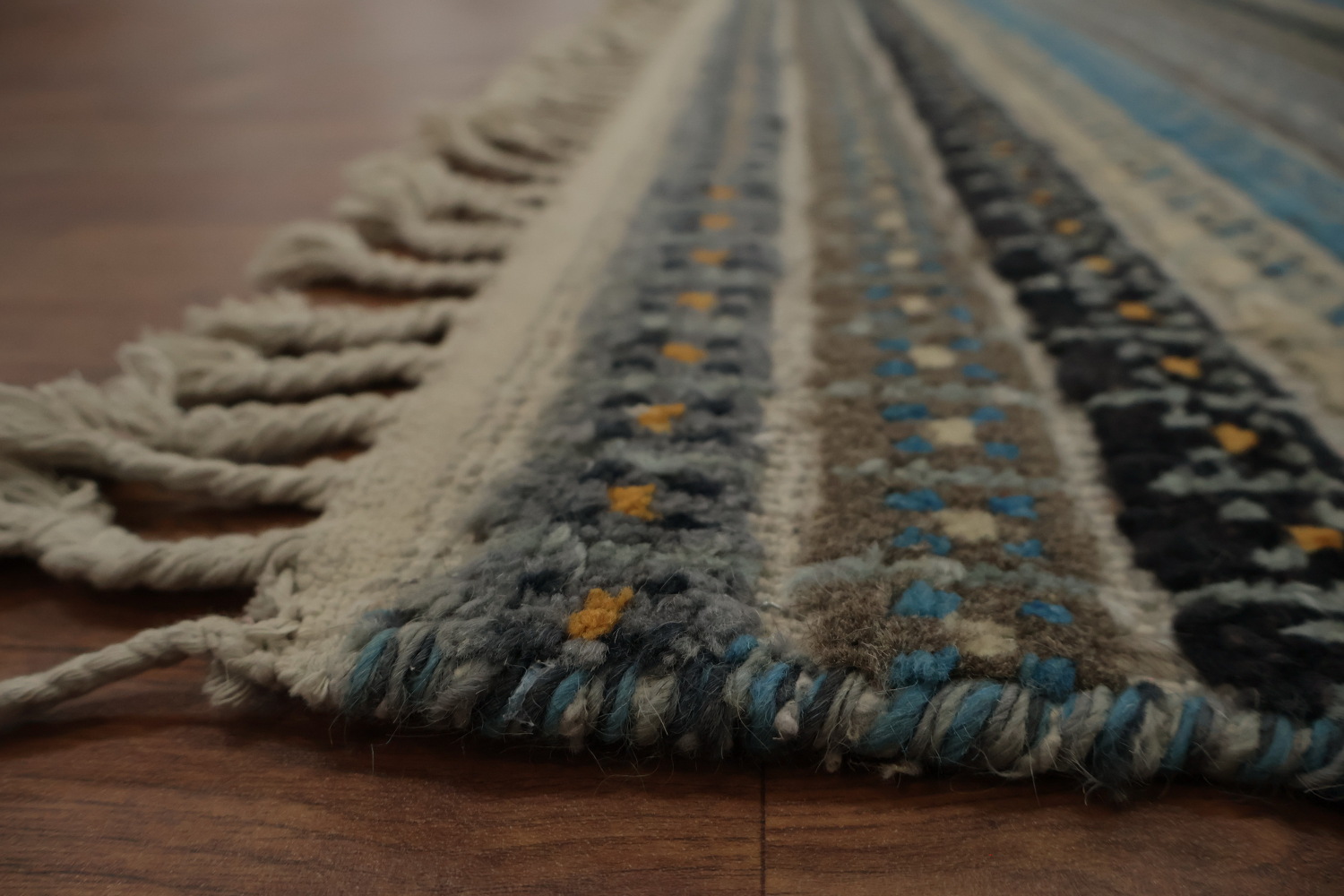 Striped Moroccan Oriental Area Rug 8x11