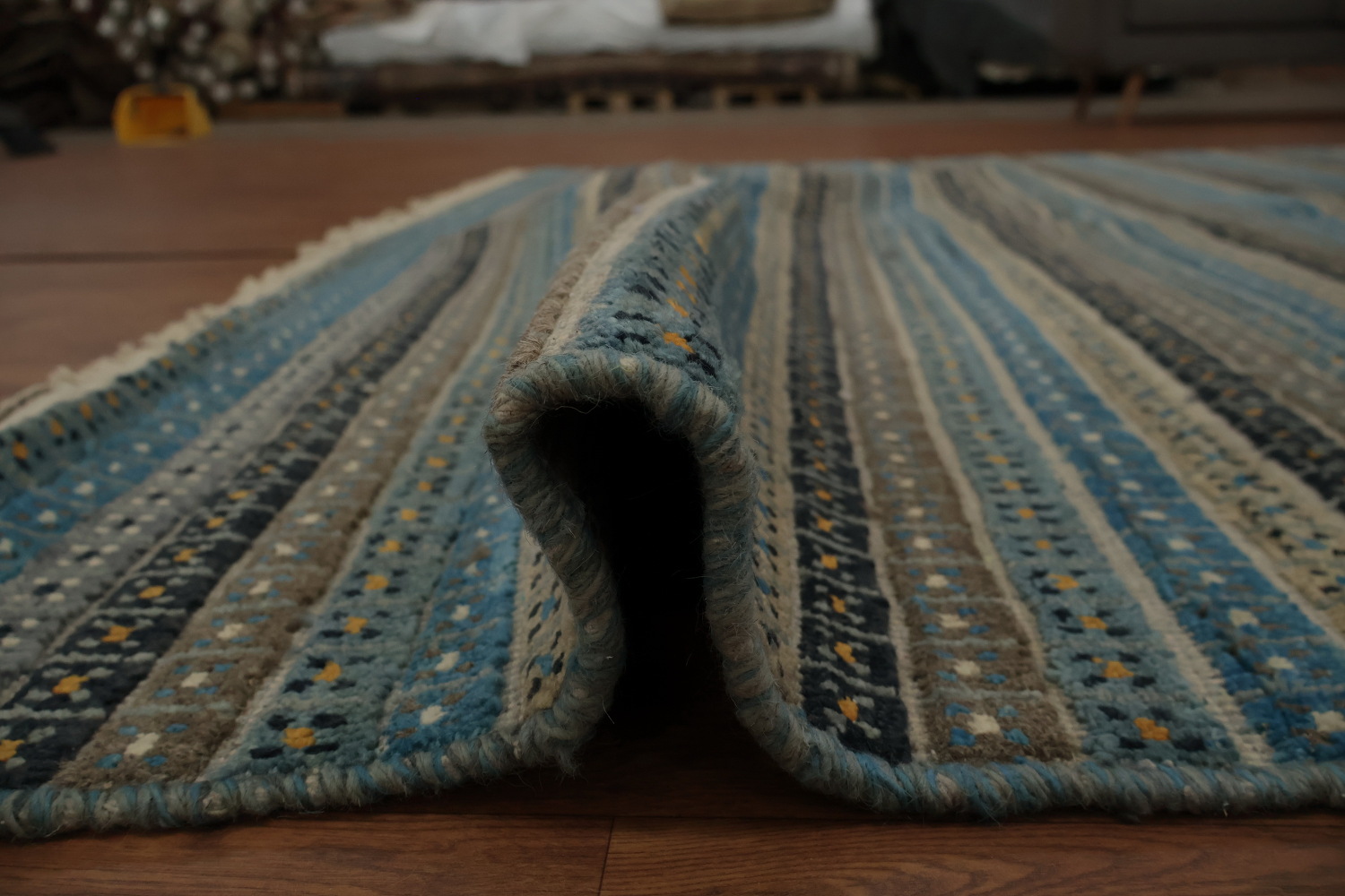 Striped Moroccan Oriental Area Rug 8x11