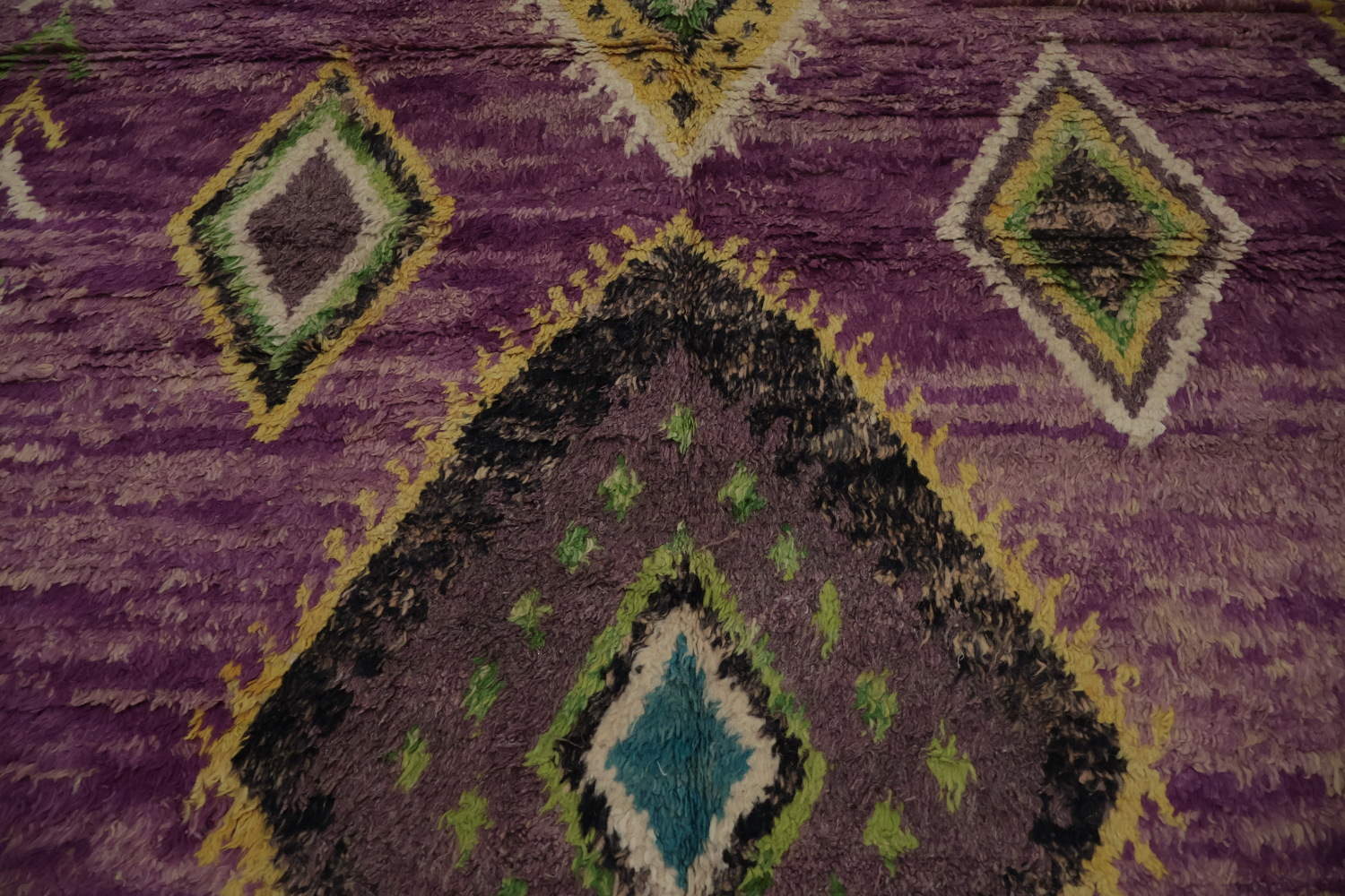 Purple Moroccan Oriental Area Rug 6x10