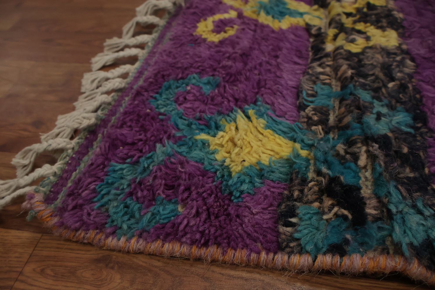 Purple Moroccan Oriental Area Rug 6x10