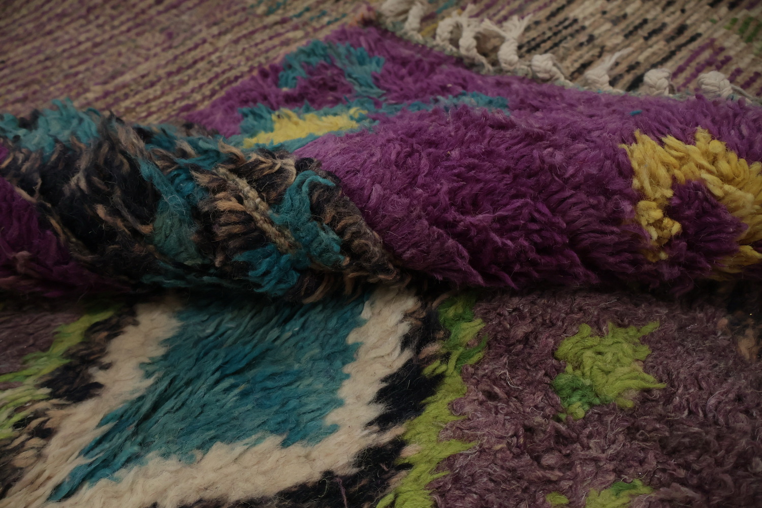 Purple Moroccan Oriental Area Rug 6x10