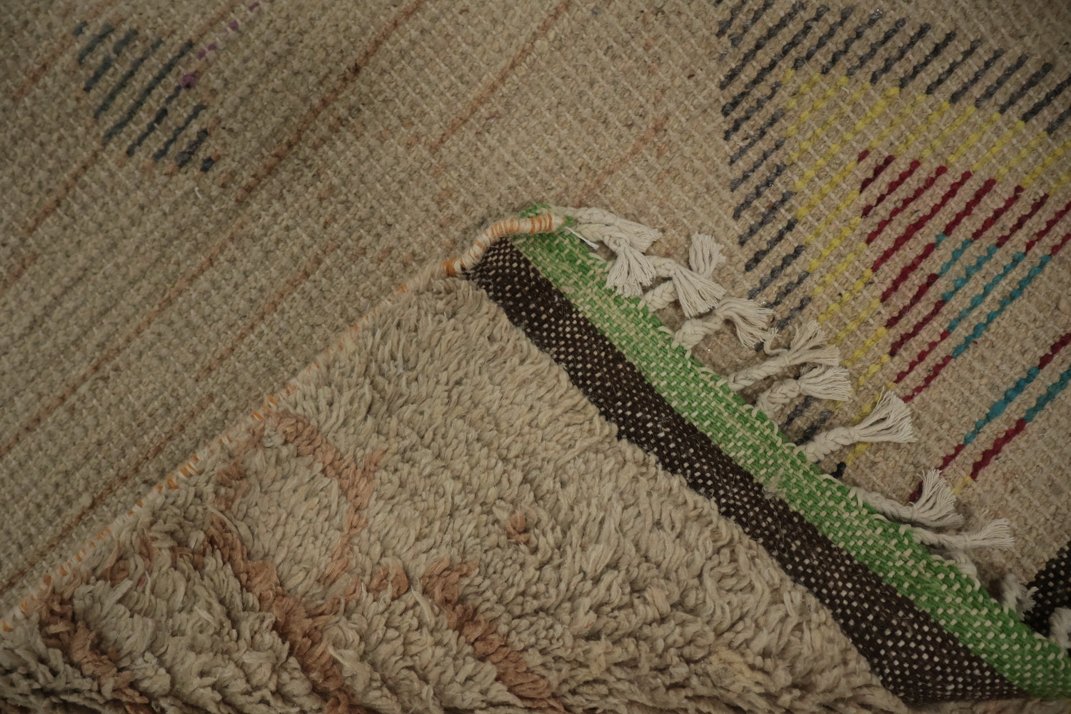Intricate Diamonds Moroccan Large Rug 12x19 for Contemporary Homes