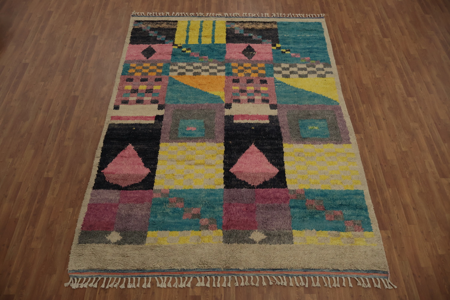 Geometric Plush Moroccan Oriental Area Rug 8x11