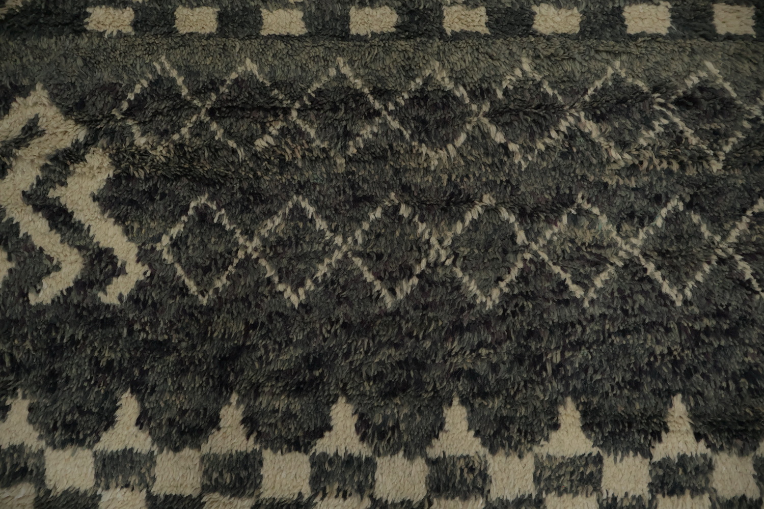 Intricate Pattern Moroccan Large Area Rug 9x13 Tribal Inspiration