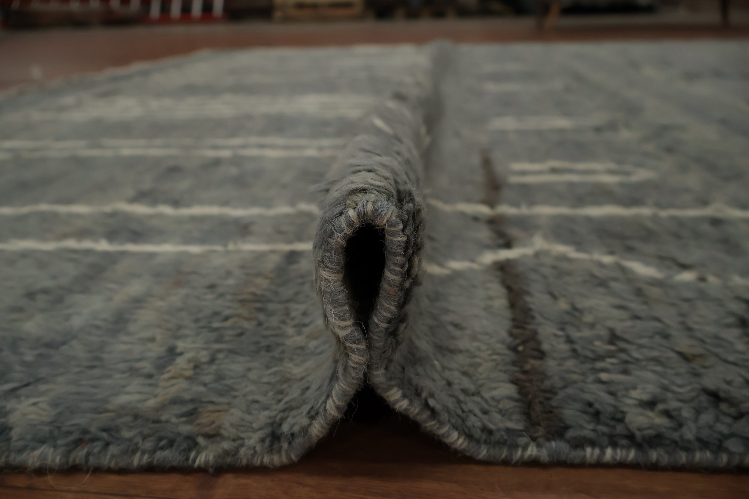 Geometric Moroccan Large Area Rug 9x13 in Elegant Shades of Grey