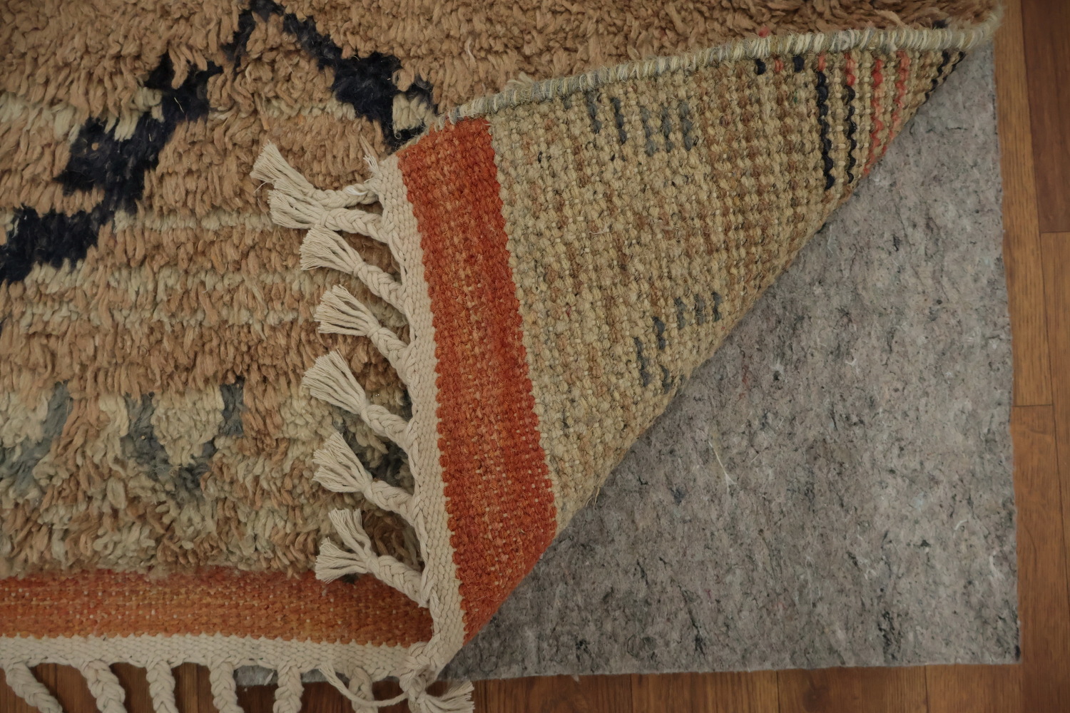 Playful Warm Palette Plush Moroccan Large Area Rug 9x13