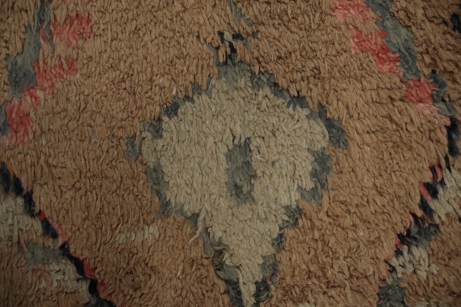 Playful Warm Palette Plush Moroccan Large Area Rug 9x13