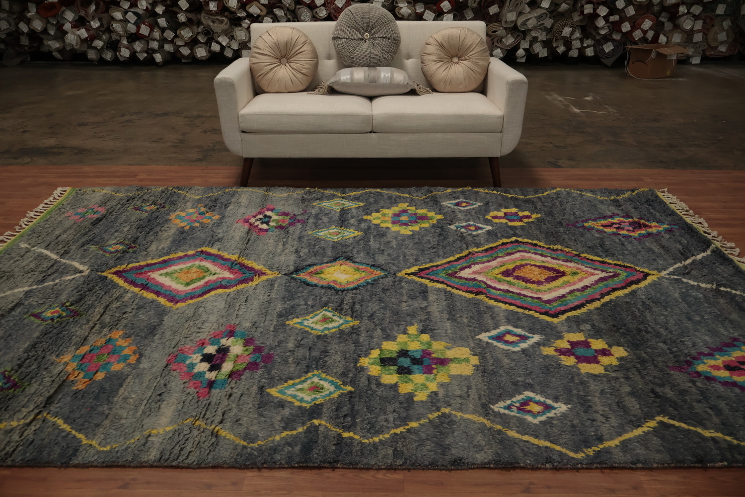 Stylish Geometric Moroccan Area Rug 7x11 to Enhance Your Home Decor