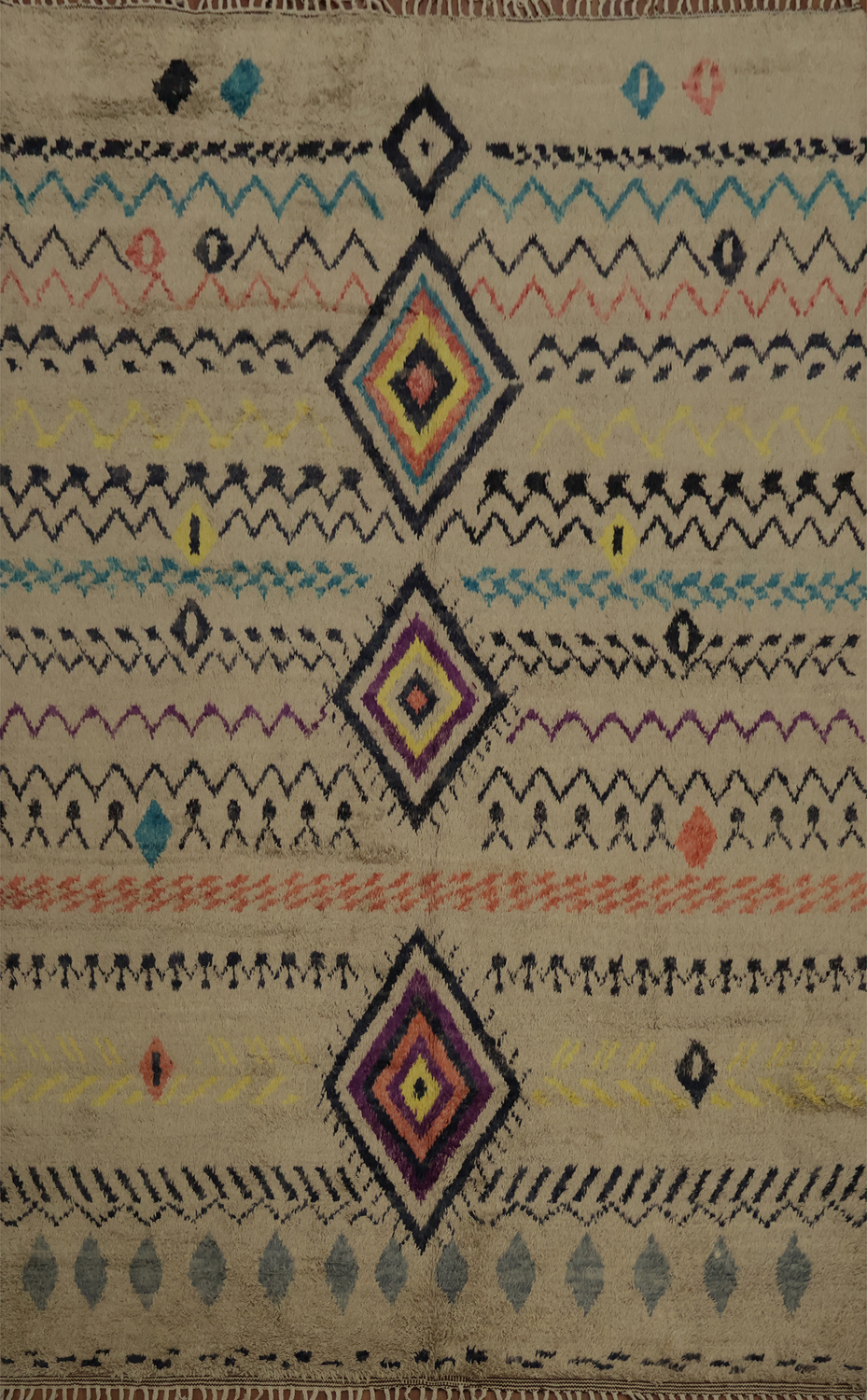 Decorate with This Eclectic Gem Colorful Moroccan Area Rug 9x12