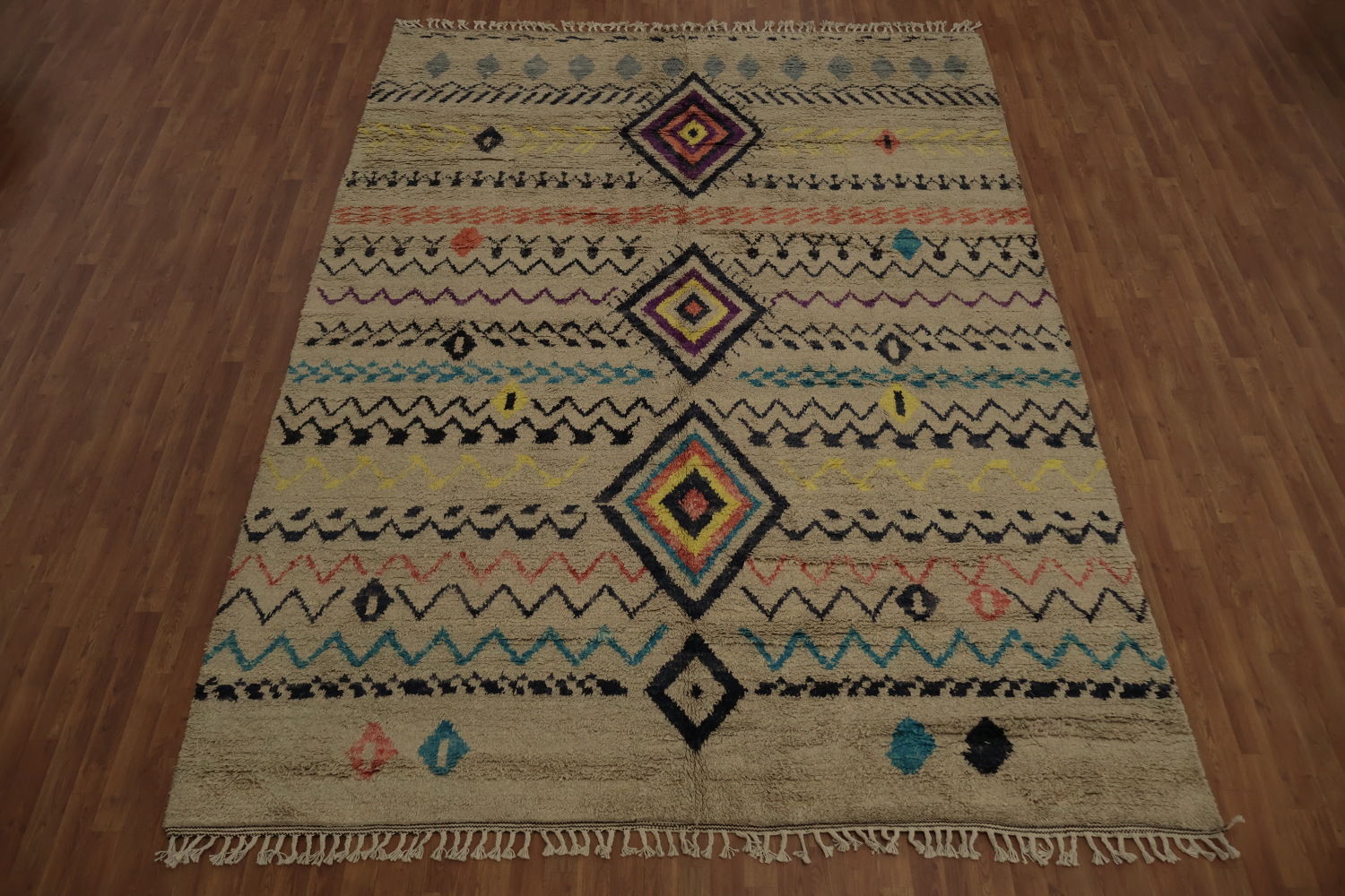 Decorate with This Eclectic Gem Colorful Moroccan Area Rug 9x12