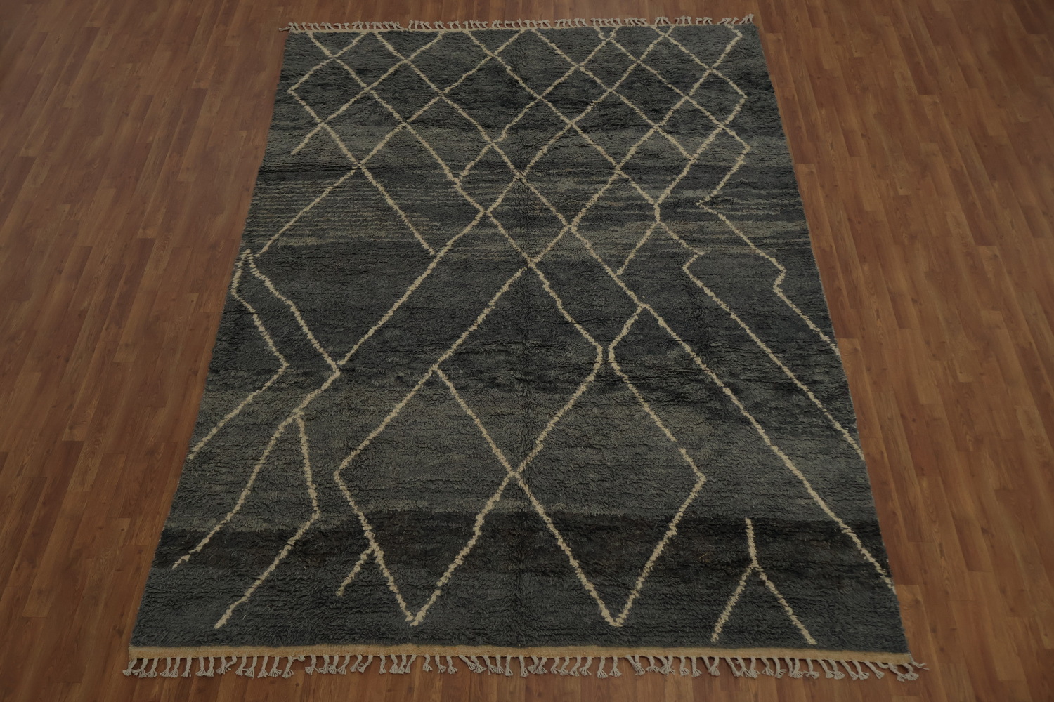 Handmade Plush Moroccan Oriental Area Rug 8x11