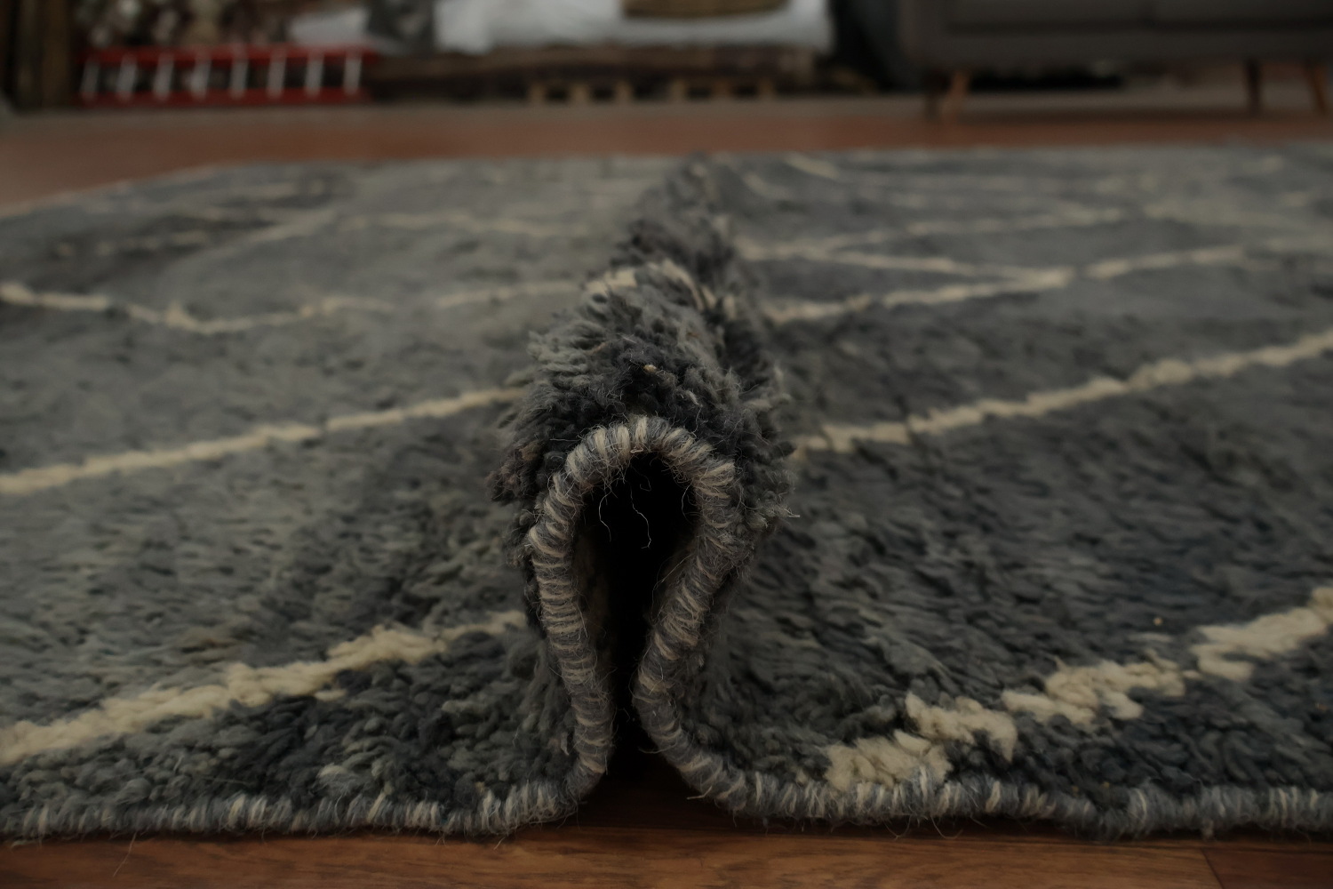 Handmade Plush Moroccan Oriental Area Rug 8x11