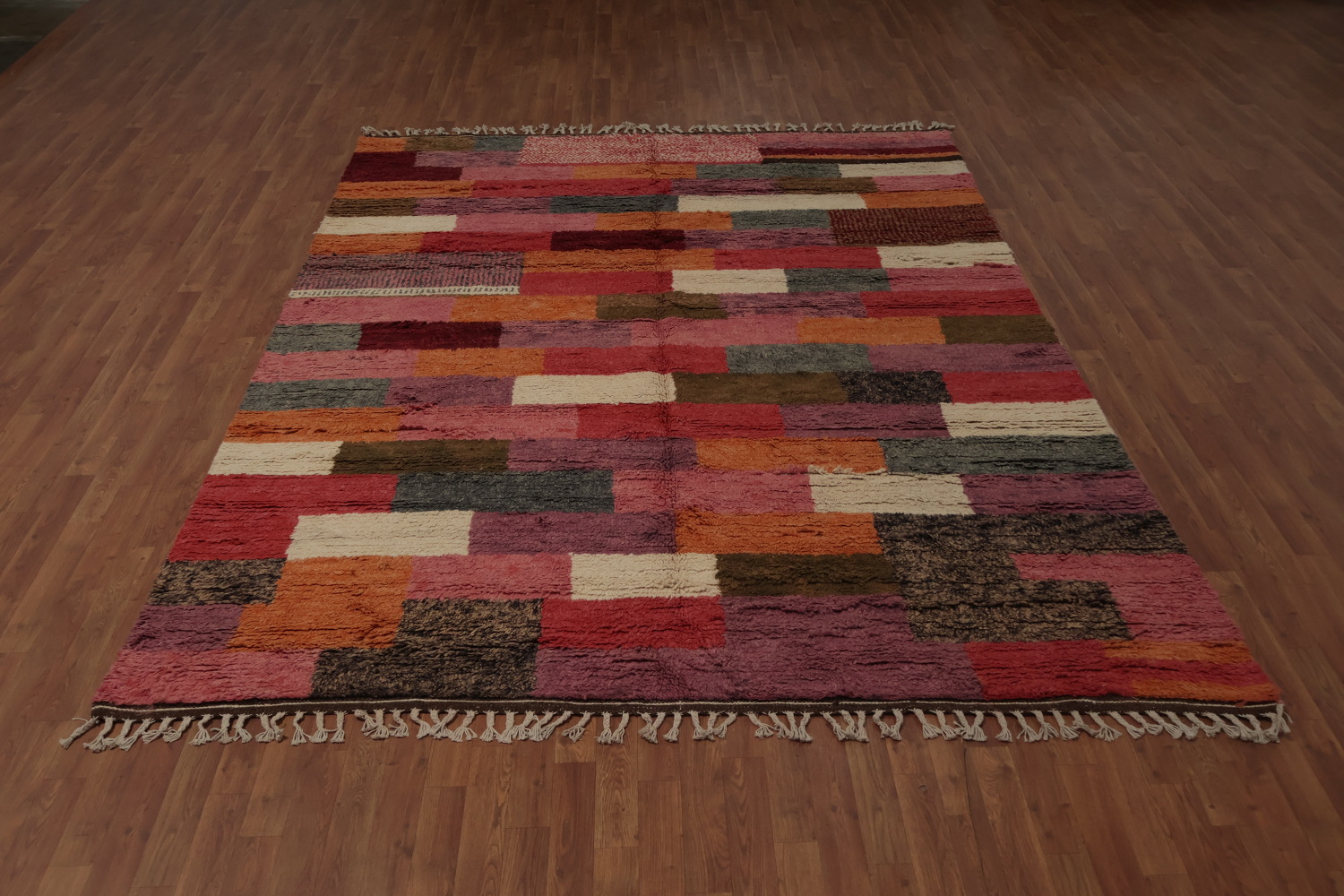 All-Over Plush Moroccan Living Room Area Rug 8x11